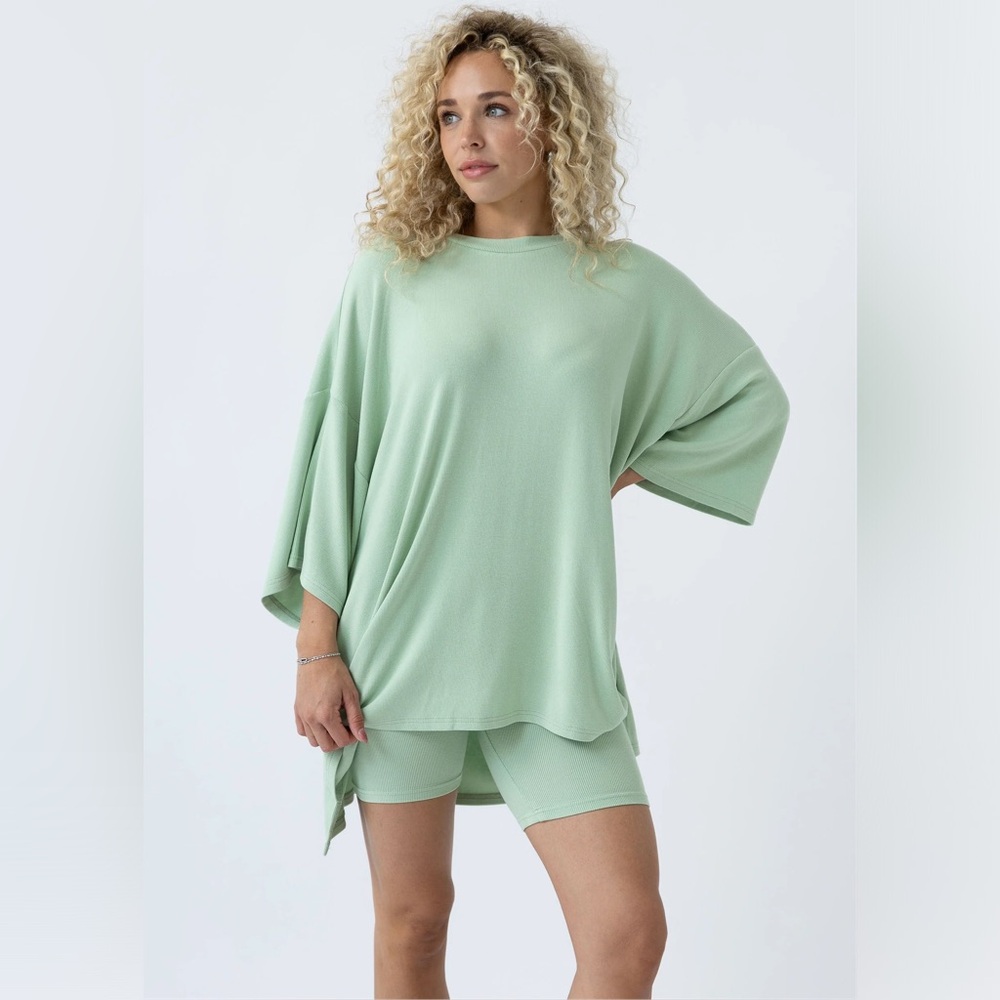 Foxy Kind All Weekend Long Set Mint Matcha NWOT